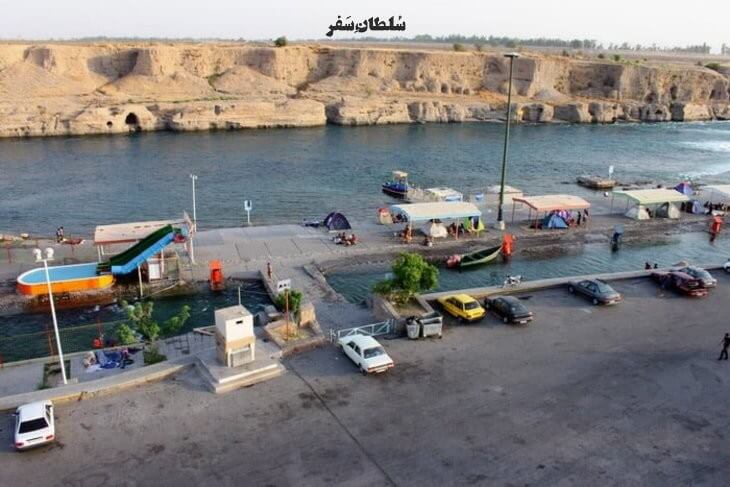 تصویر رود دز و تفریحگاه ساحلی کله علی دزفول 