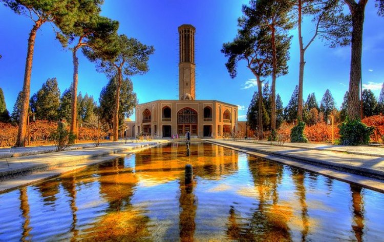 تصویر باغ دولت آباد یزد 