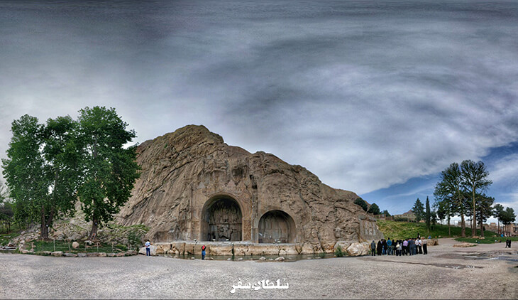 تصویر طاق بستان (طاق وسان) کرمانشاه 