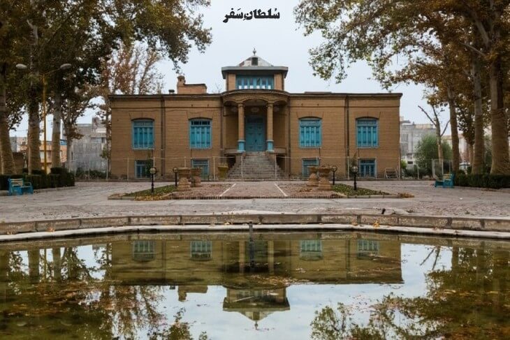 تصویر باغ و عمارت امین الاسلامی نیشابور 