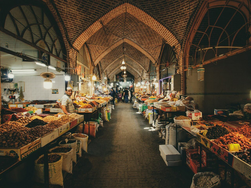 تصویر بازار بزرگ قیصریه اردبیل 