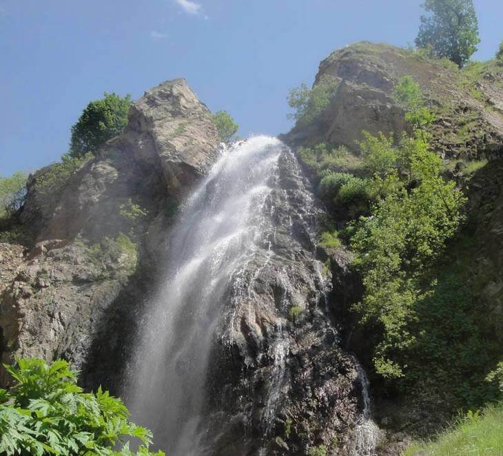 تصویر آبشار اکاپل کلاردشت 
