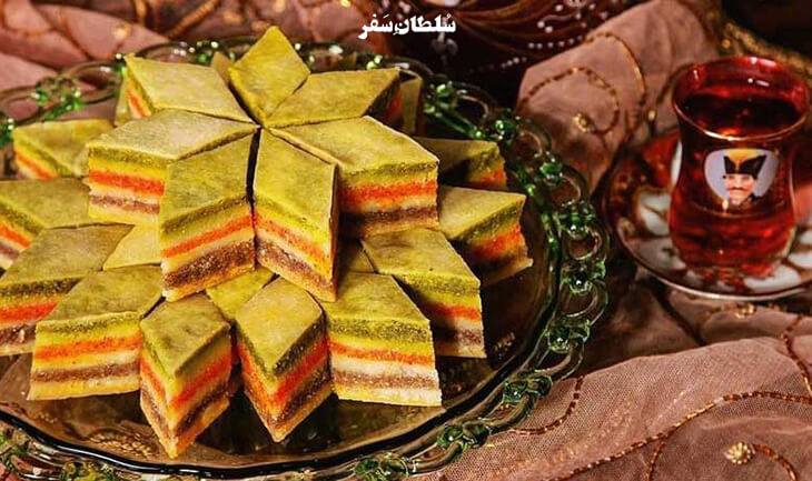 باقلوا رنگارنگ قزوین