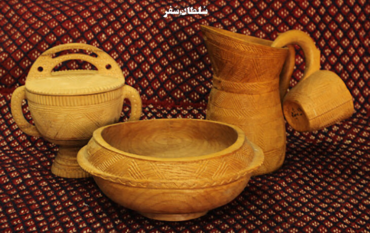 سوغات مازندران صنایع چوبی