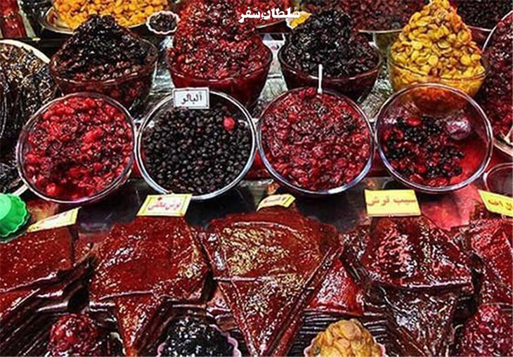 آلوچه لواشک های دربند