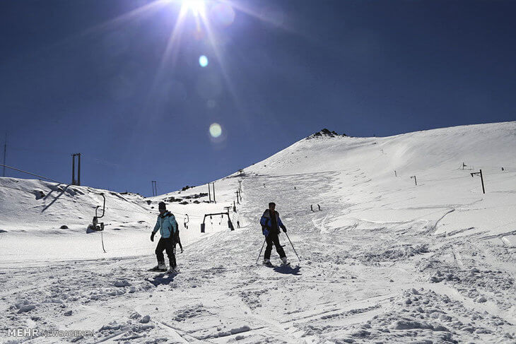 پیست اسکی شیرباد - جاهای دیدنی مشهد در زمستان