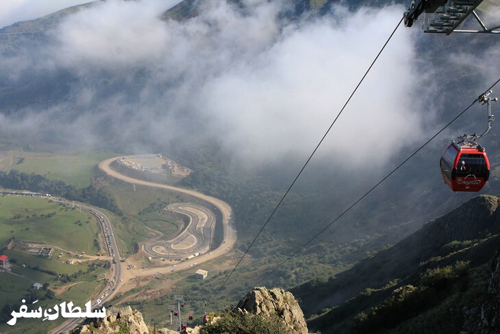 تله کابین حیران - جاهای دیدنی آستارا