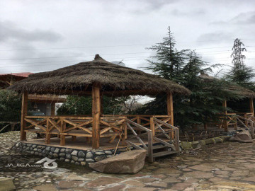 تصویر کلبه چوبی در رشت گیلان - ۱