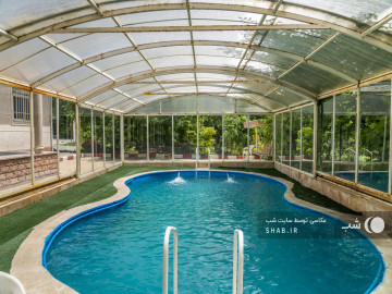 تصویر ویلاکردان استخر سرپوشیده آب گرم