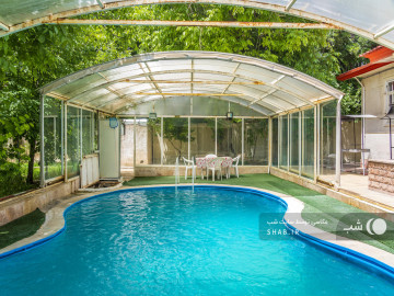 تصویر ویلاکردان استخر سرپوشیده آب گرم