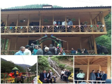 تصویر کلبه چوبی جنگلی در چسلی ماسال-طبقه ی بالا