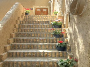 تصویر خانه سنتی در نطنز اصفهان - ایوان