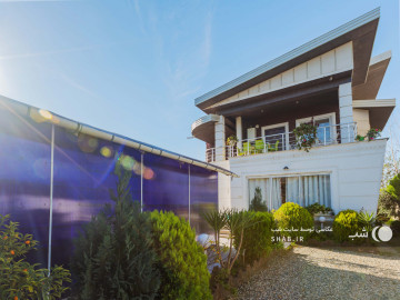 تصویر استخر دار لاکچری چهار خواب