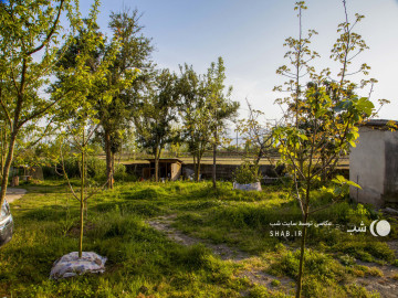 تصویر کلبه چوبی کلون با دوچرخه سواری رایگان