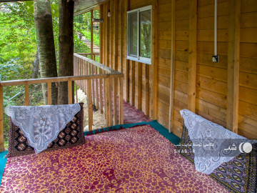 تصویر کلبه یک خوابه ماسال (کلبه 2 دید جنگل)