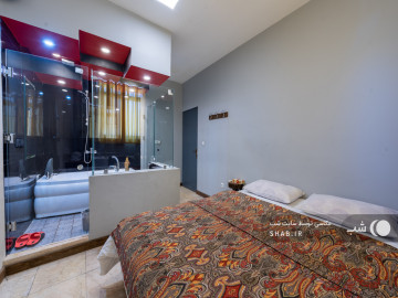 تصویر هاستل "رگ راگ"اتاق دوتخته جکوزی دار