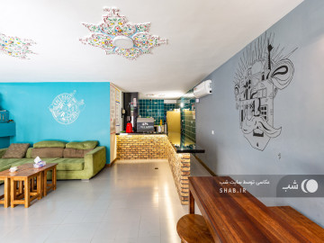 تصویر هاستل "رگ راگ"اتاق دوتخته جکوزی دار