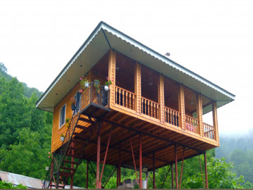 عکس کلبه جنگلی روستای اسب ریسه ماسال - ماسال 