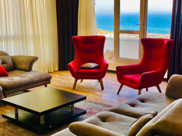 عکس دوخواب طبقه یازدهم دید دریا و جزیره کیش