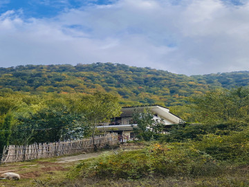 عکس ویلا جنگلی با چشم انداز زیبا