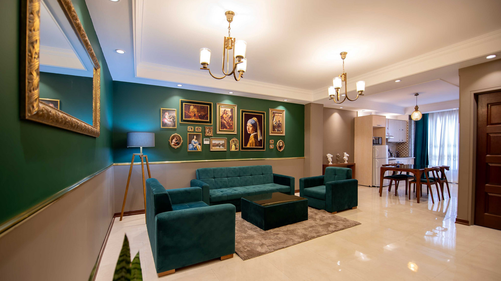 عکس آپارتمان یک خوابه گاندی بسیار شیک