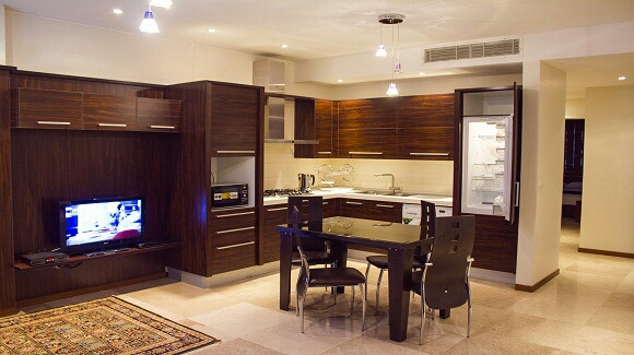 عکس آپارتمان یک خوابه دنج پارک وی