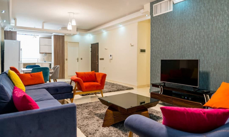 عکس آپارتمان دوخوابه مرزداران طبقه اول