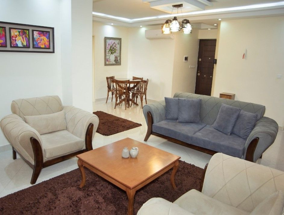 عکس آپارتمان 120 متری مبله دو خوابه پاسداران