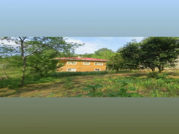 عکس کلبه چوبی دوبلکس جنگلی