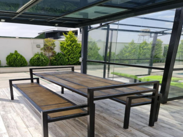 تصویر ویلا مدرن کرتنوال استخر آب گرم سرپوشیده شیشه ای