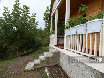 تصویر کلبه چوبی دوبلکس روستای کوهپایه ای نارنجدول 
