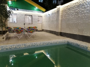 تصویر باغ ویلای آرامش با استخر چهار فصل آب گرم