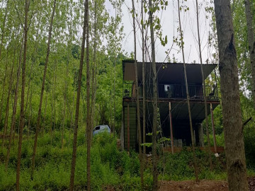 تصویر کلبه جنگلی جوارم متصل به جنگل ورودخانه
